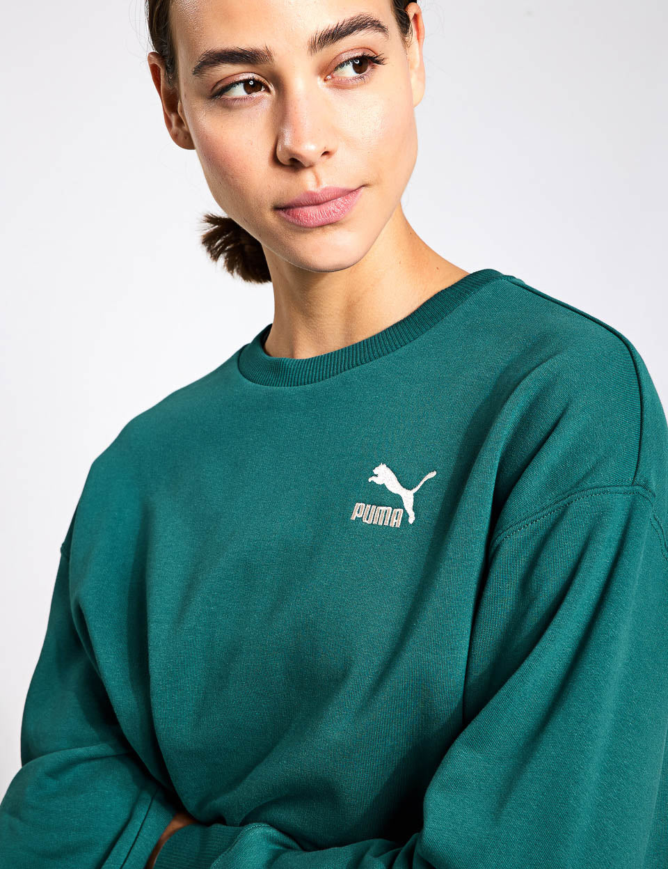 BETTER CLASSICS Relaxed Crew Neck T-Shirt - Soft Cotton Casual Tee for Men & Women | Cold Green | Perfect for Everyday Wear, Lounge & Outings