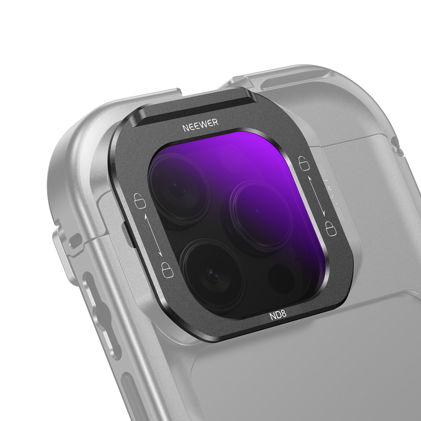 NEEWER ND8 ND16 ND32 ND64 Professional Camera Lens Filter Kit for iPhone PA073 PA074 Cage - Perfect for Vlogging, Photography & Cinematic Video Shooting