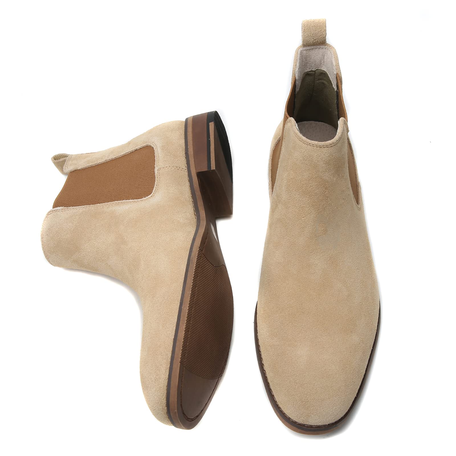 Men's Classic Elastic Chelsea Boots - Comfortable Dress Ankle Boots for Casual & Formal Wear | Perfect for Office, Date Night & Everyday Outfits