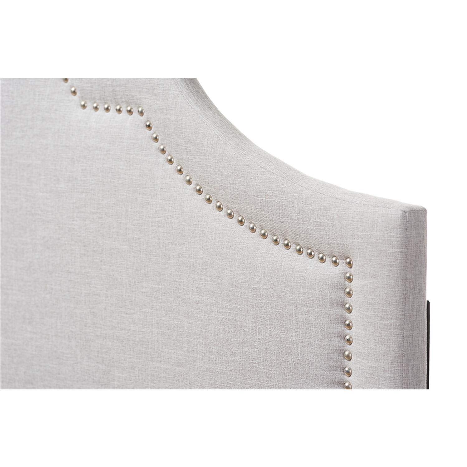 Baxton Studio Ritta Modern Upholstered Queen Size Headboard in Beige - Perfect for Bedroom Decor and Contemporary Home Styling