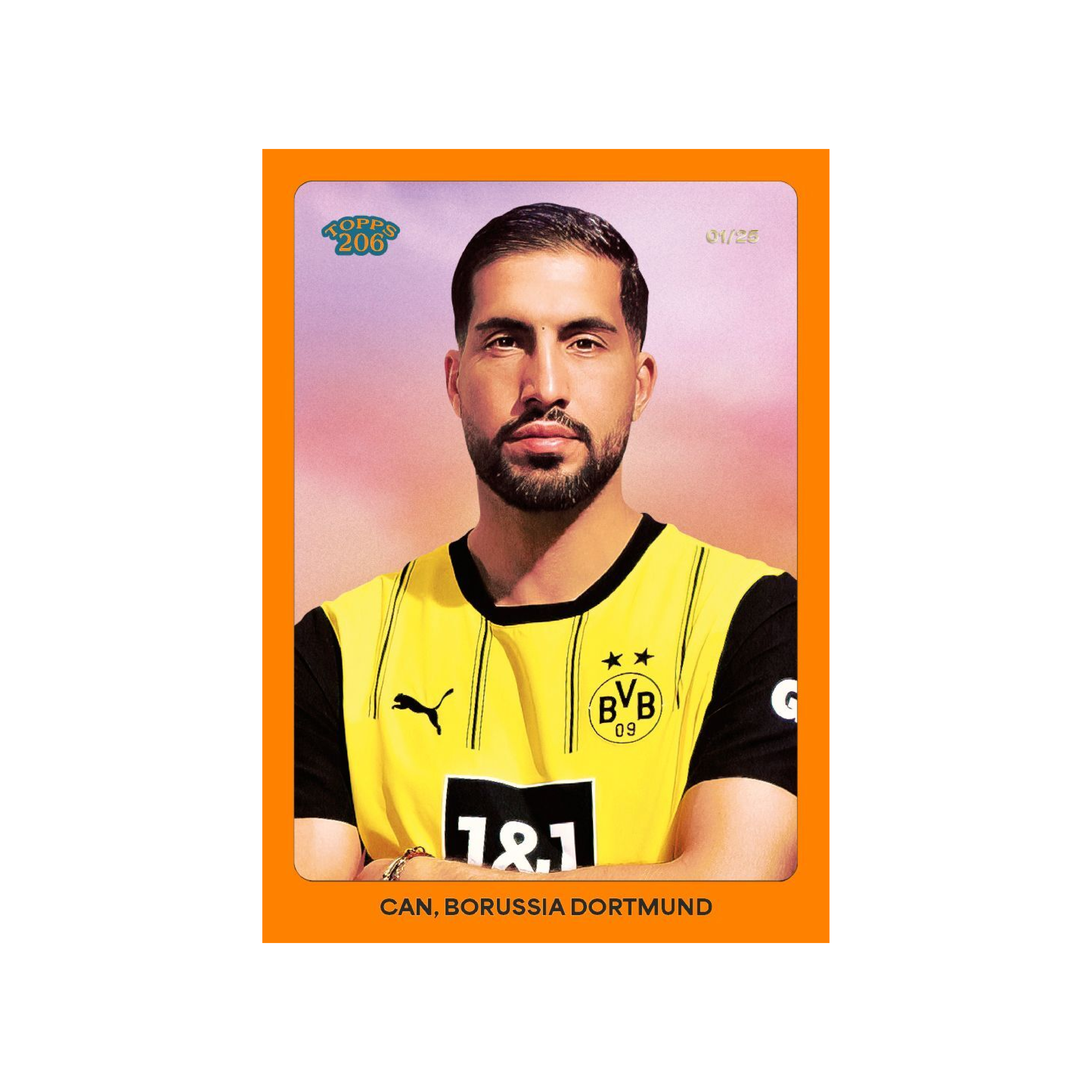 Official Topps Borussia Dortmund BVB 2024/25 Team Set Box - Soccer Trading Cards Collection for Fans & Collectors - Perfect for Gifts, Display, and Fantasy League Enthusiasts