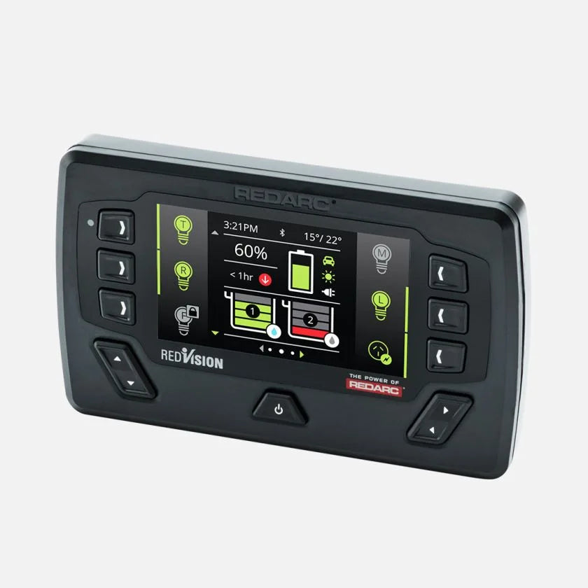 REDARC RedVision Display Unit - Advanced Vehicle Monitoring System for RVs, Trucks & Boats | Perfect for Off-Road Adventures & Fleet Management