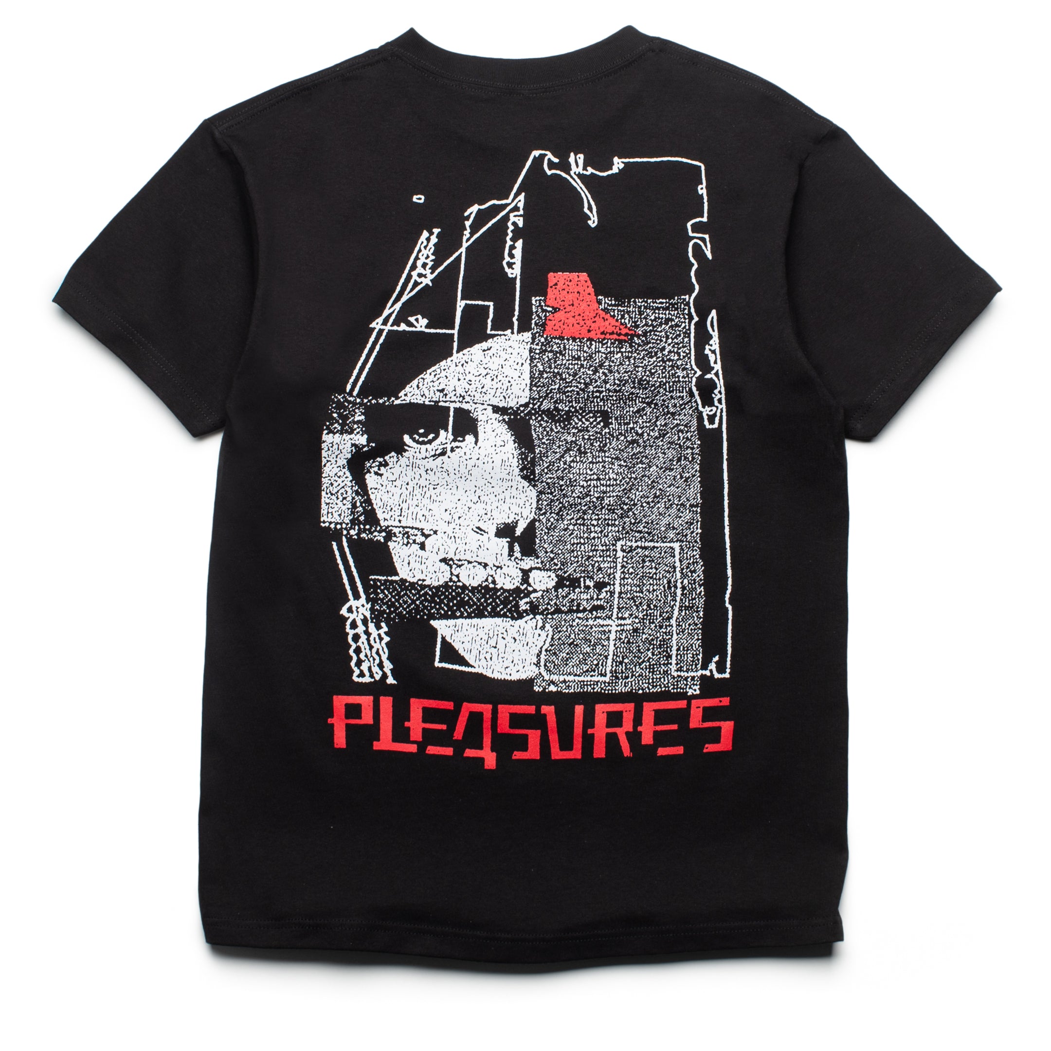 Pleasures Logic Graphic T-Shirt for Men & Women - Soft Cotton Black Tee - Streetwear Fashion & Casual Everyday Wear