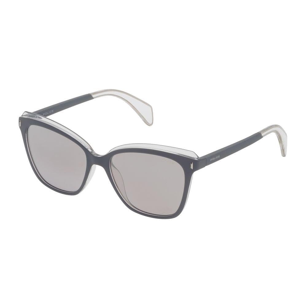 Polarized Fashion Sunglasses for Women - SPL643567DXX Matte Full Grey Police Style with UV Protection | Perfect for Driving, Beach & Outdoor Activities