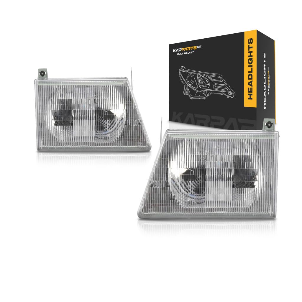 Ford E-150 Club Wagon Headlight Assembly (2003-2005) - DOT Certified Replacement Pair (Driver & Passenger Side) FO2502153 + FO2503153 | CarLights360 | Perfect for Night Driving & Off-Road Adventures