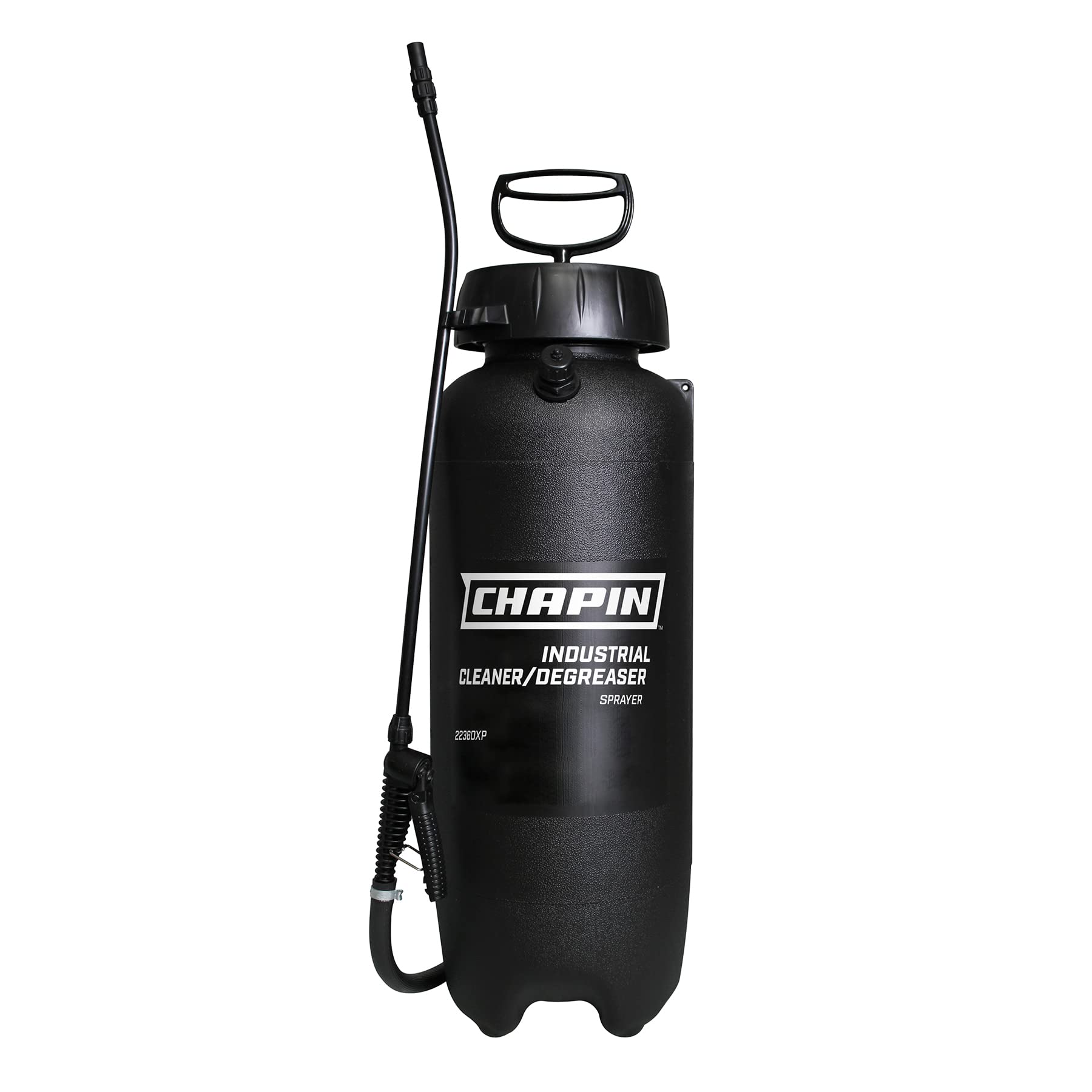 Chapin International 22360XP 3-Gallon Heavy Duty Sprayer for Industrial Cleaning & Degreasing | Commercial Grade Pressure Sprayer for Warehouse, Garage & Factory Use | Black