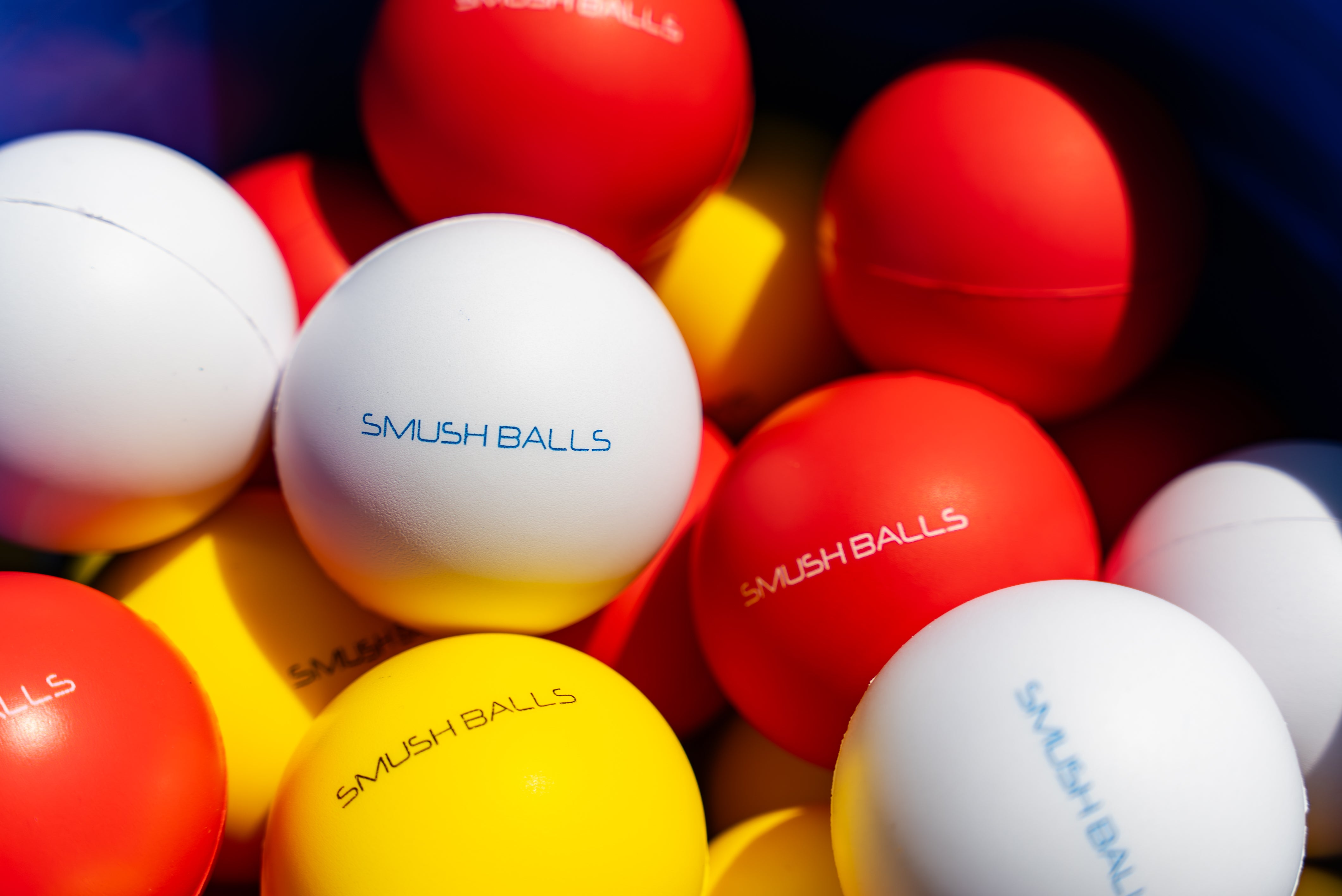 Yellow Smushballs - Soft & Squishy Stress Relief Balls for Kids & Adults | Fun Sensory Toys for Anxiety Relief, Office Desk Decor & Party Favors | Perfect for Fidgeting, Relaxation & Playtime