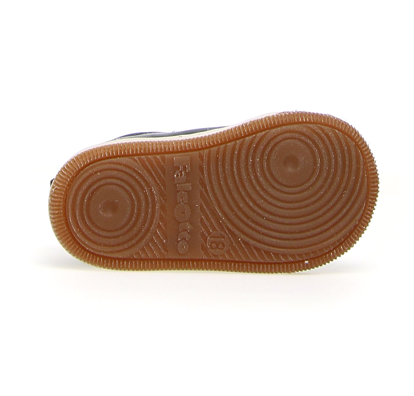 Falcotto Haley VL Nappa Spazz Sneakers for Girls & Boys - Indigo/Dark Brown | Comfortable Kids Shoes for School, Play & Daily Wear