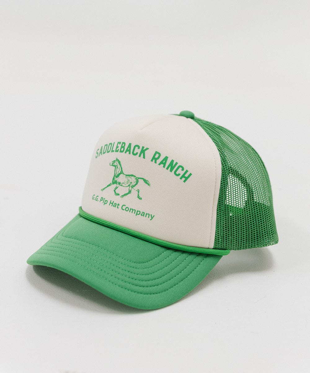 Premium Saddleback Ranch Trucker Hat - Durable Mesh Back & Adjustable Fit - Perfect for Outdoor Adventures, Rodeos & Country Lifestyle