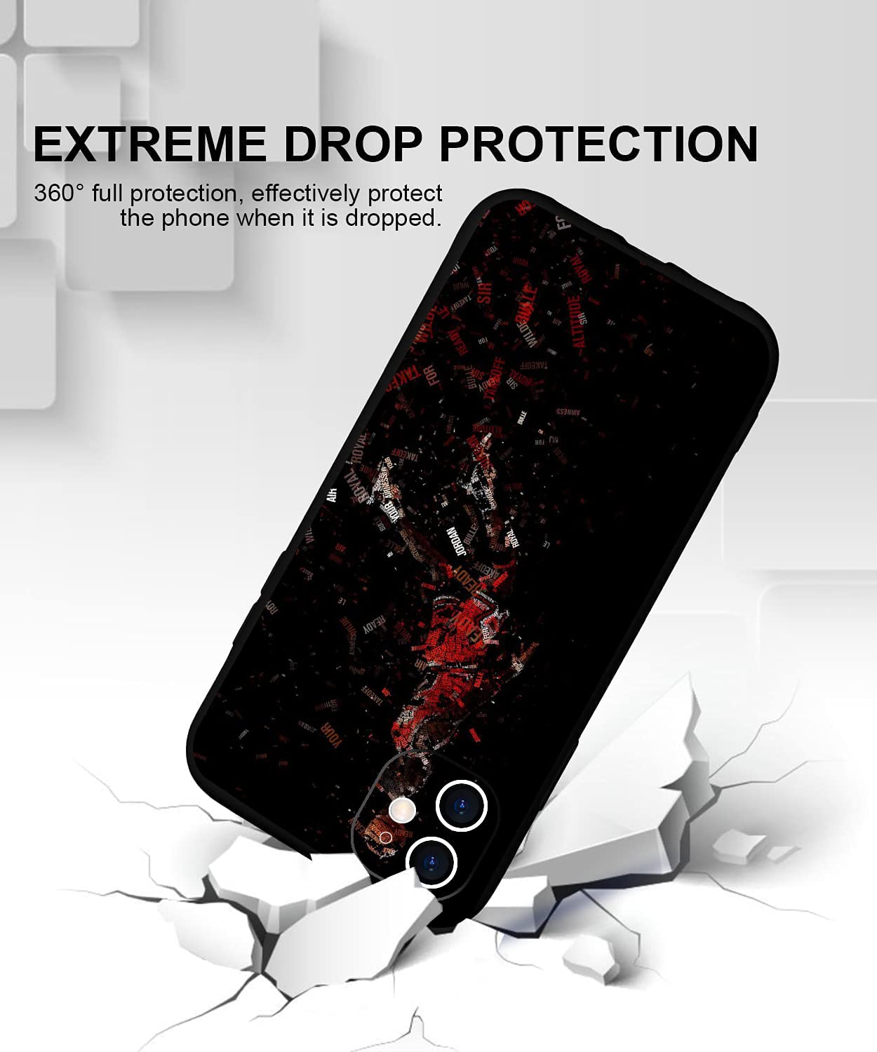 iPhone 12 Case - Shockproof Basketball Design Protective Cover for Men & Women | Durable Phone Case for Sports, Outdoor & Daily Use
