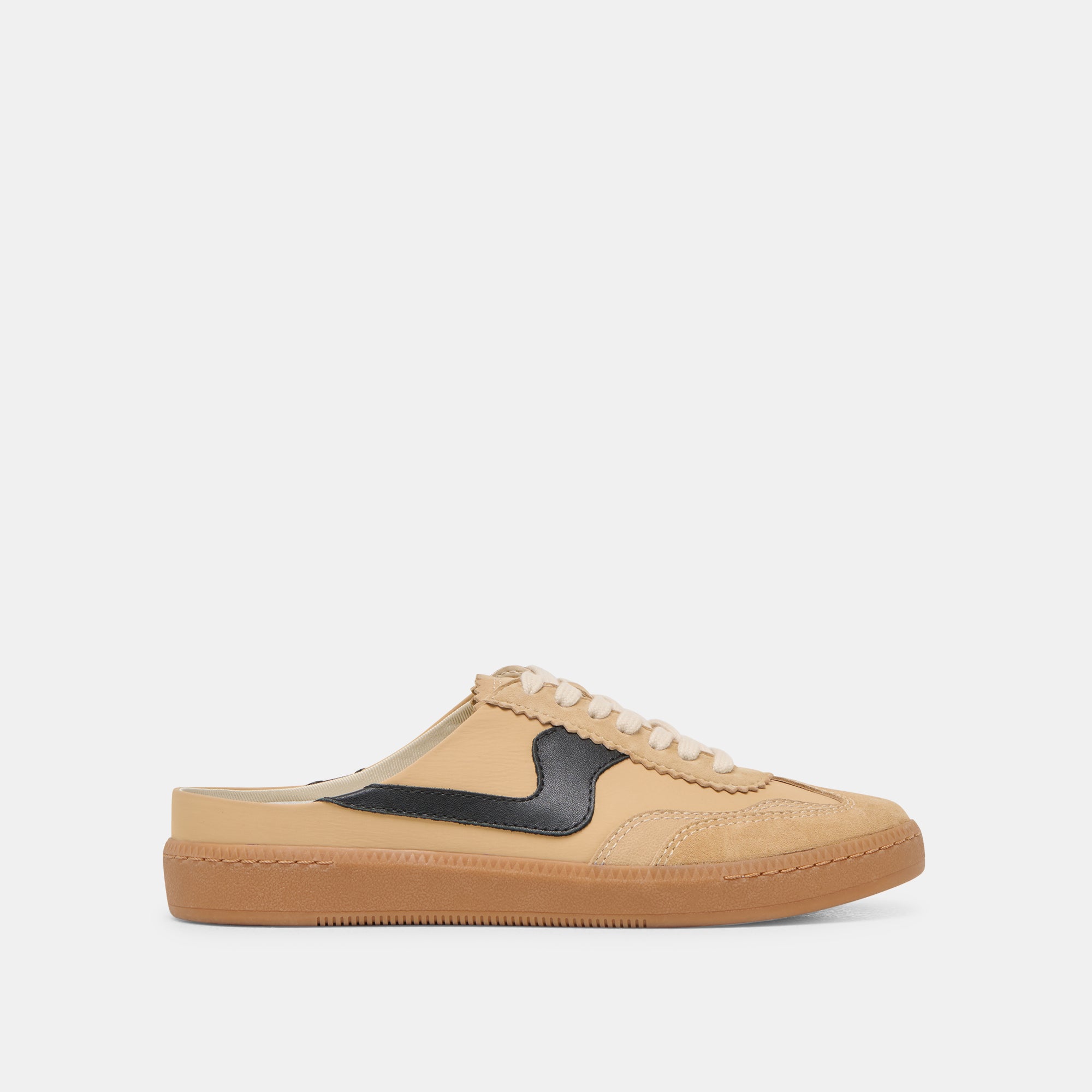 Notice Slide Sneakers in Tan Multi Suede - Comfortable Slip-On Shoes for Casual Wear & Everyday Outfits