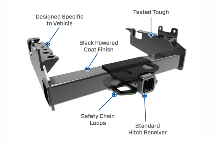 Draw Tite Titan 45508 Class 5 Trailer Hitch for 1999-2016 Ford F250/F350/F450 Super Duty - 2-1/2