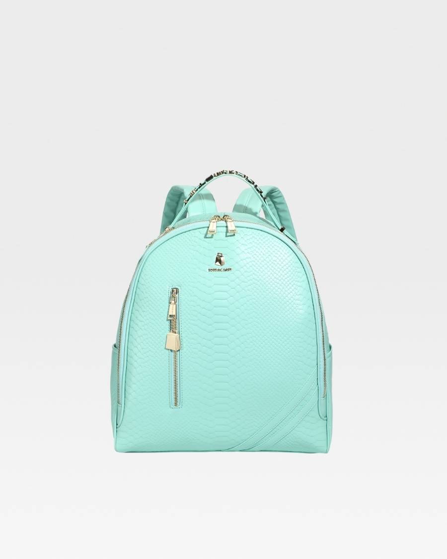 Apollo 1 BFF Backpack in Tiffany Blue - Stylish Waterproof College School Backpack for Women & Girls - Perfect for School, Travel, Work and Everyday Use