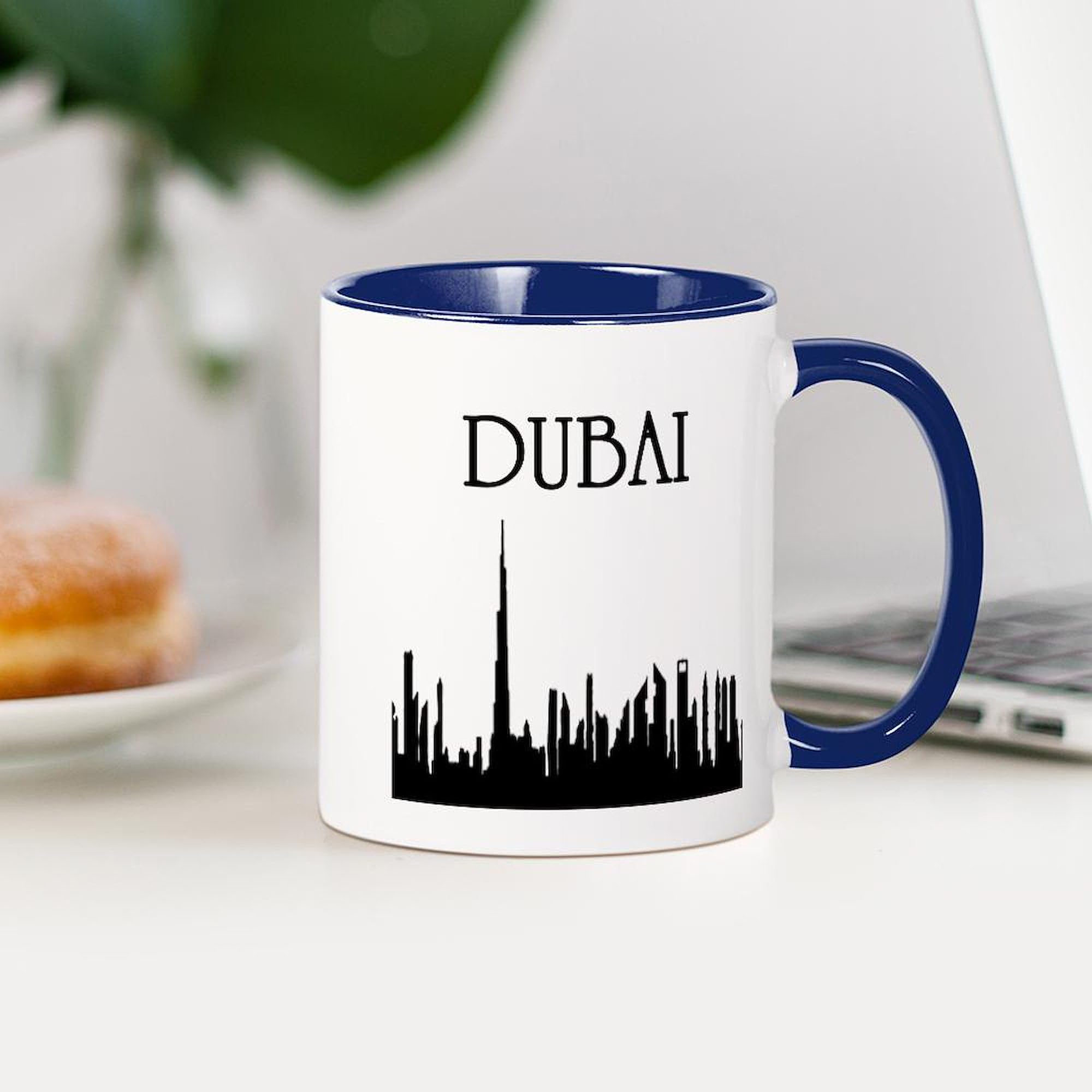 11 oz (325 ml) Dubai Themed Ceramic Coffee Mug - Perfect for Home, Office & Travel | Unique Gift for Coffee Lovers