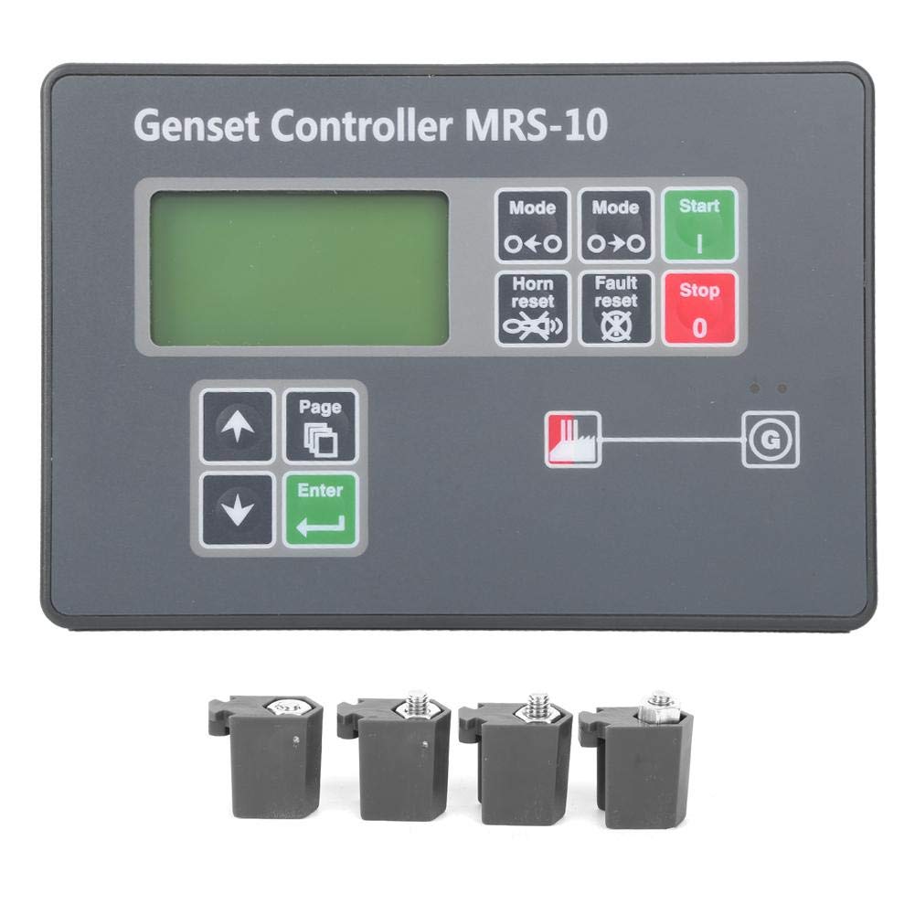 MRS10 Generator Self-Starting Controller - Automatic Engine Control Module with LED Display for Diesel/Gas Generators | Perfect for Home Backup Power, RV & Emergency Power Supply