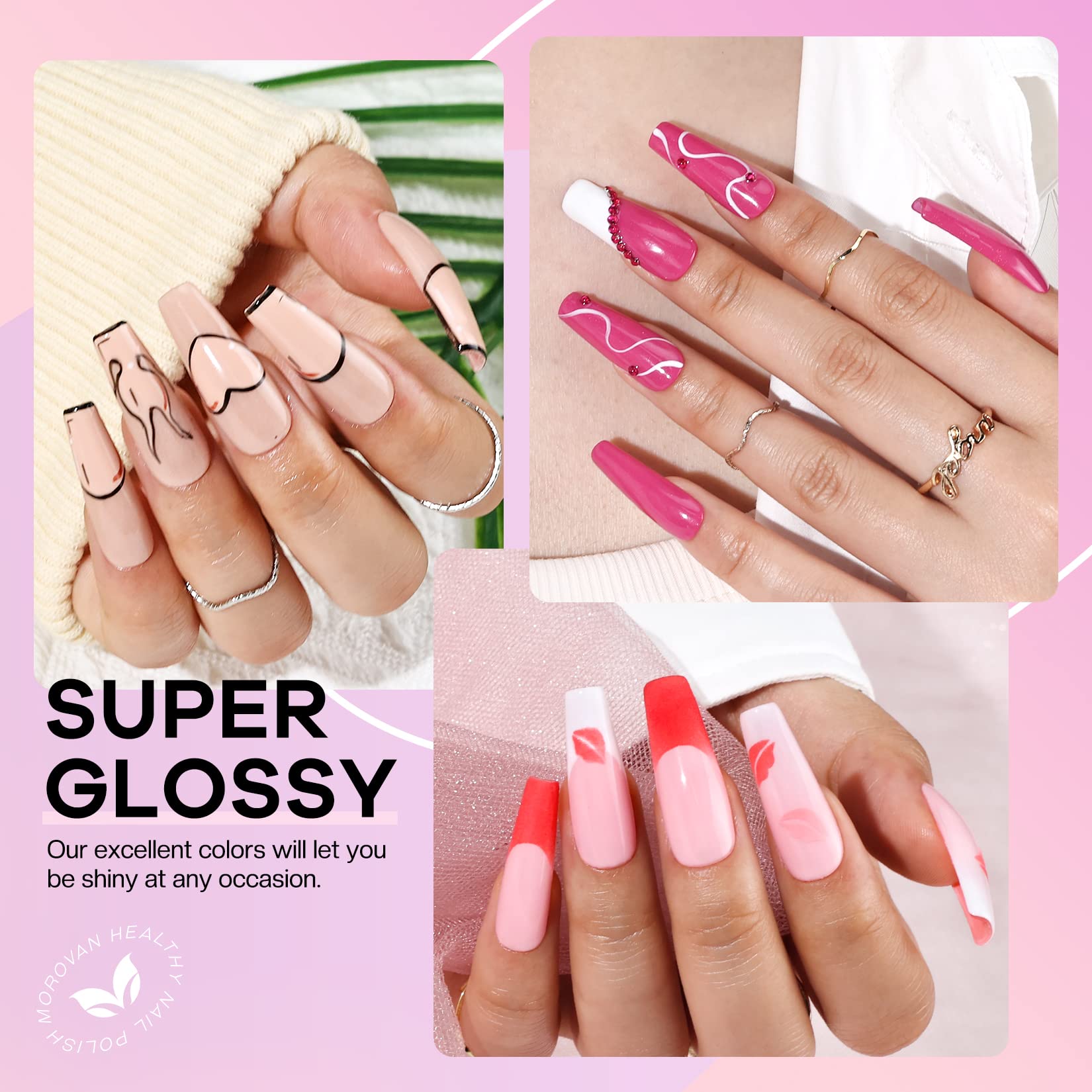 Morovan Dip Powder Nail Kit - 30 Piece Starter Set with 22 Vibrant Colors | Professional Dipping Powder & Liquid System for Salon-Quality Manicures | Perfect for Home Nail Art, DIY Gel Nails & All-Season Nail Designs