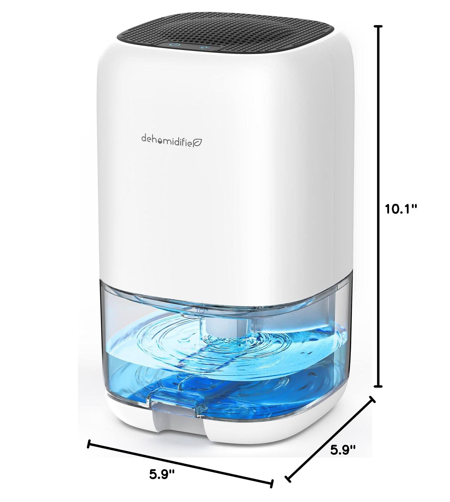TABYIK 35 OZ Small Dehumidifier for Home - Quiet Portable Air Moisture Absorber with Auto Shut Off - Ideal for Bedroom (280 sq ft), Bathroom, RV, Closet & Dorm Room - Prevent Mold & Musty Odors