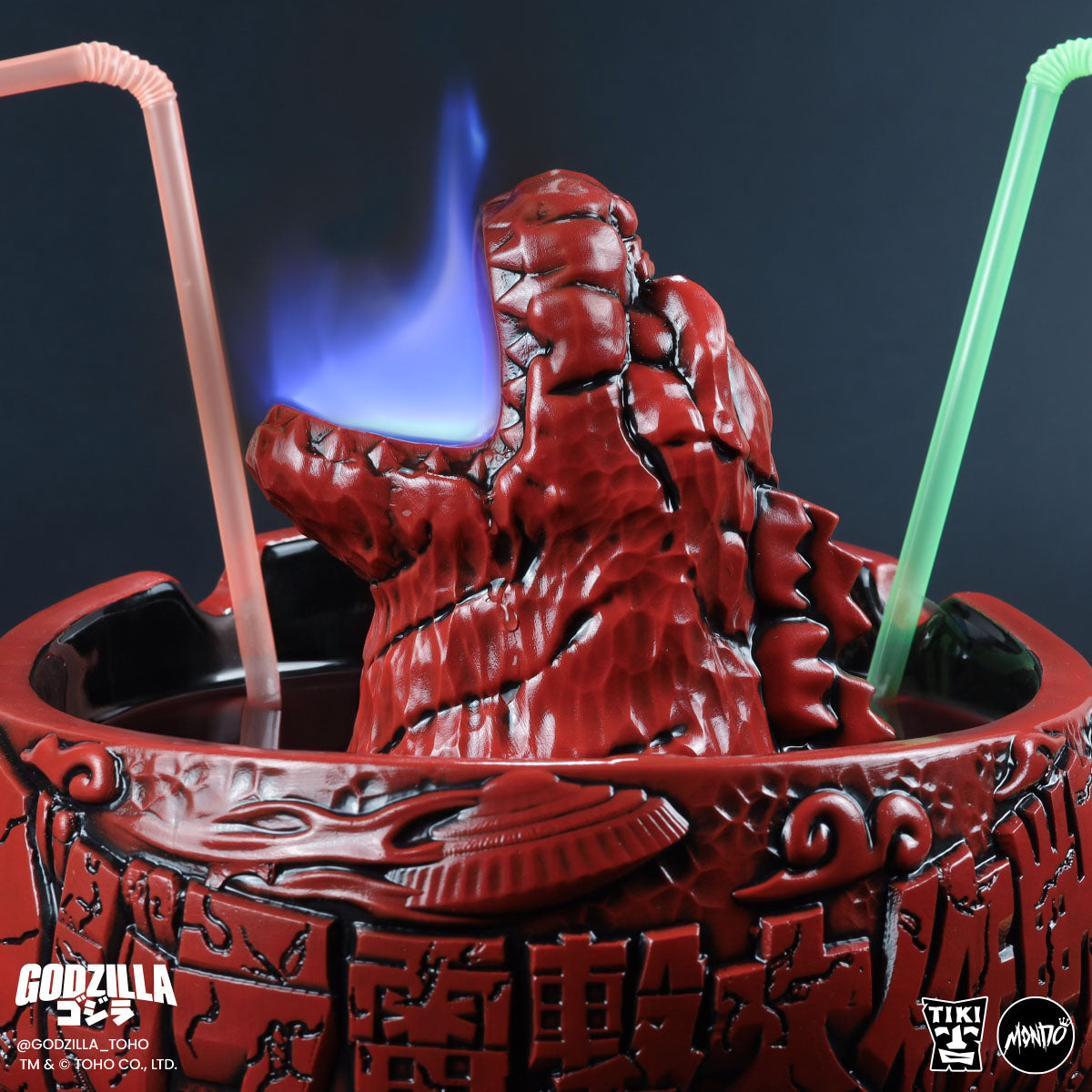 Godzilla Destroy All Monsters Scorpion Bowl - Fire Dragon Variant Collectible Figure | MonsterVerse Action Figure for Display & Collection | Perfect for Fans, Home Decor & Gifts