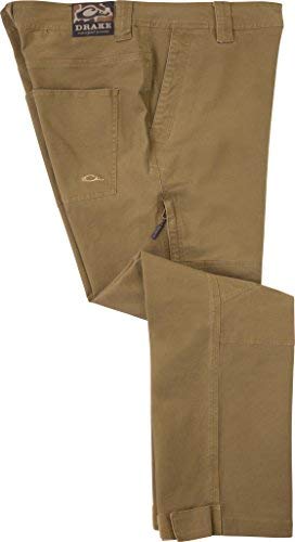 Drake Canvas Waterfowler's Hunting Pants - Durable Waterproof Camo Hunting Trousers for Duck & Goose Hunting - Ideal for Wetland & Marsh Hunting Adventures