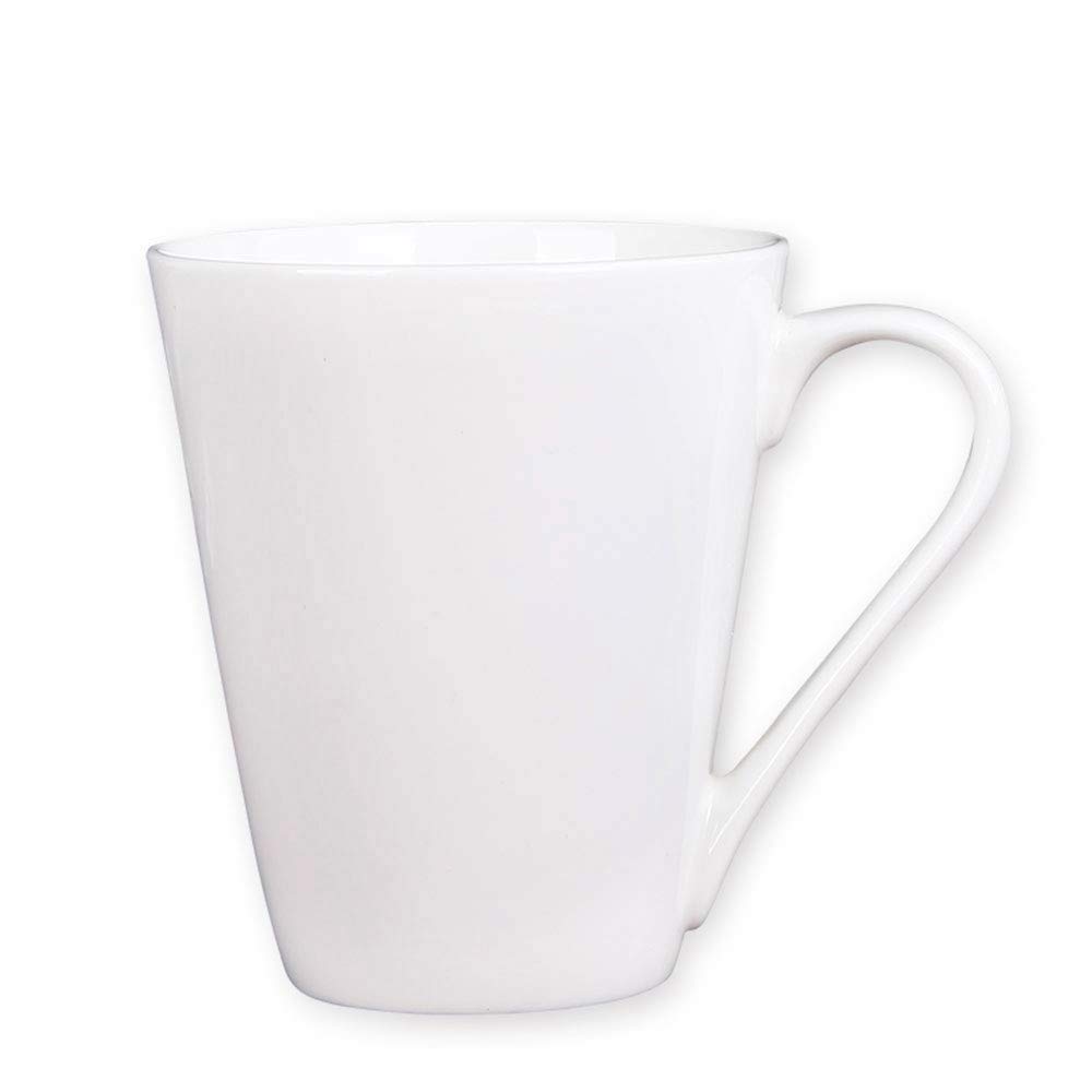 Premium Large White Ceramic Coffee Mug - 16oz Porcelain Tea Cup for Hot & Cold Drinks - Ideal for Home, Office, and Gifts (1-Pack)