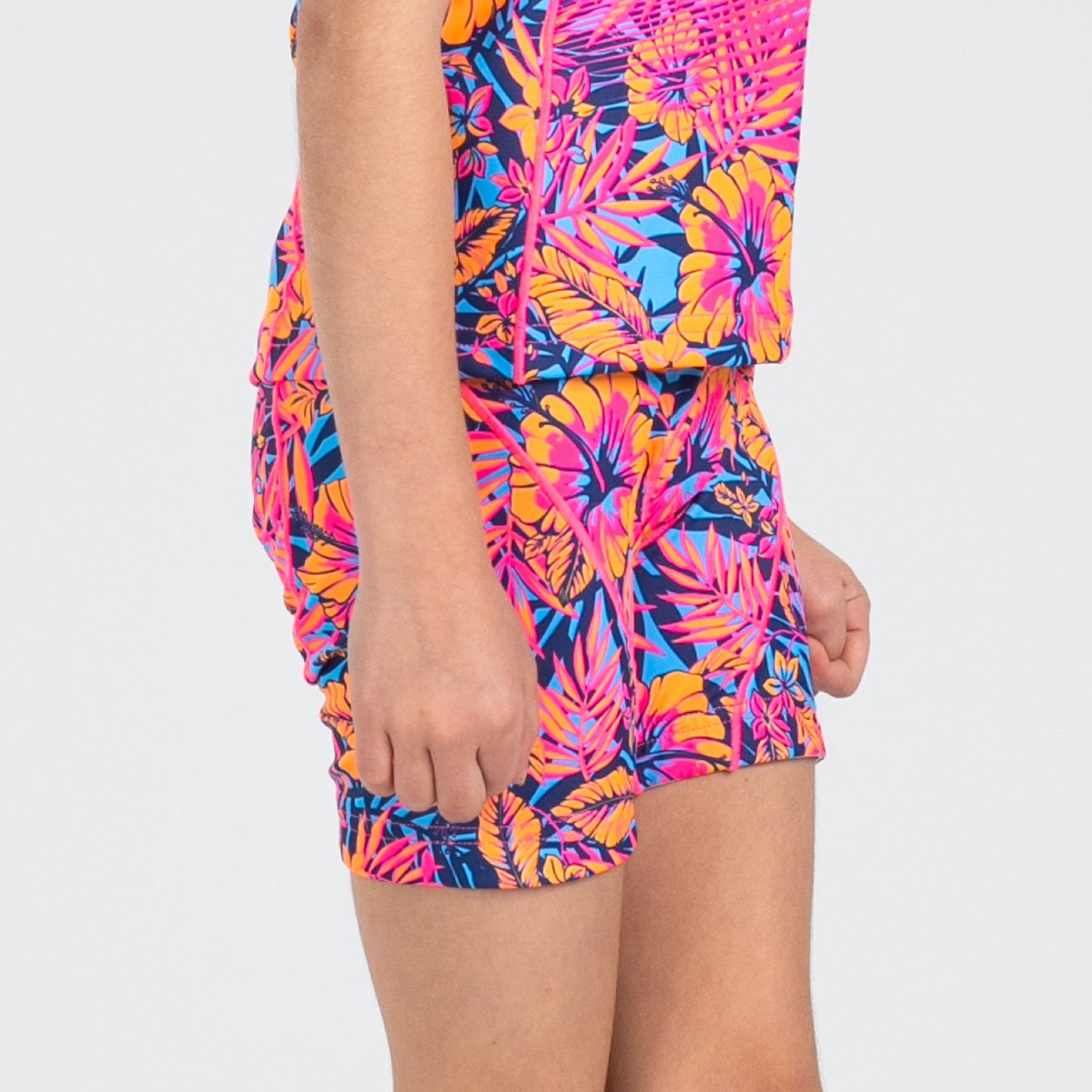 Youth Protégé Ltd Tri Short - High Performance Triathlon Shorts for Women | Club Aloha Pink | Ideal for Swimming, Cycling & Running Competitions