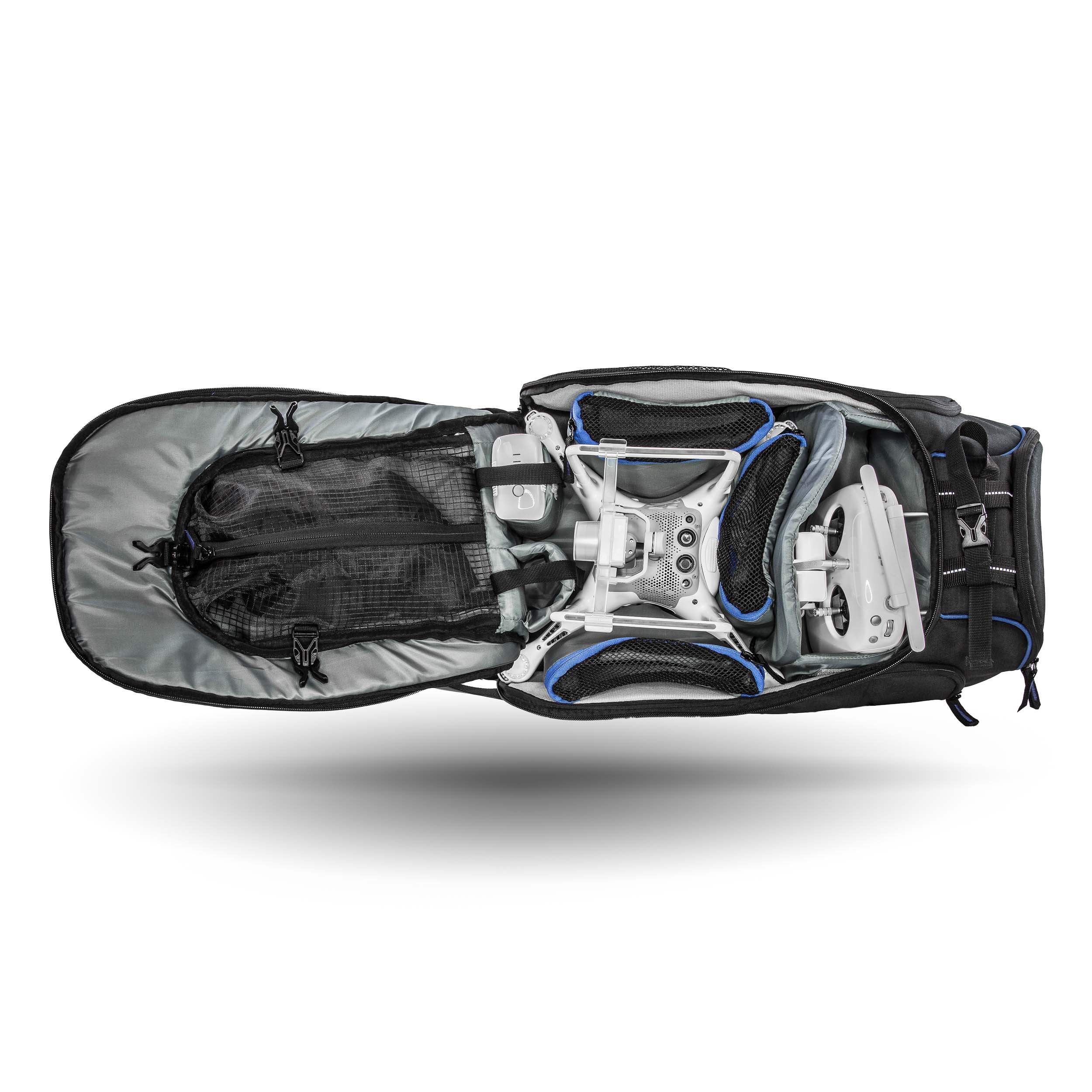 Waterproof Travel Backpack for DJI Drones - Compatible with Phantom 4, Pro, Advanced & Standard Series - Durable Carry Case with Extra Storage for Accessories - Perfect for Outdoor Adventures, Travel & Drone Photography