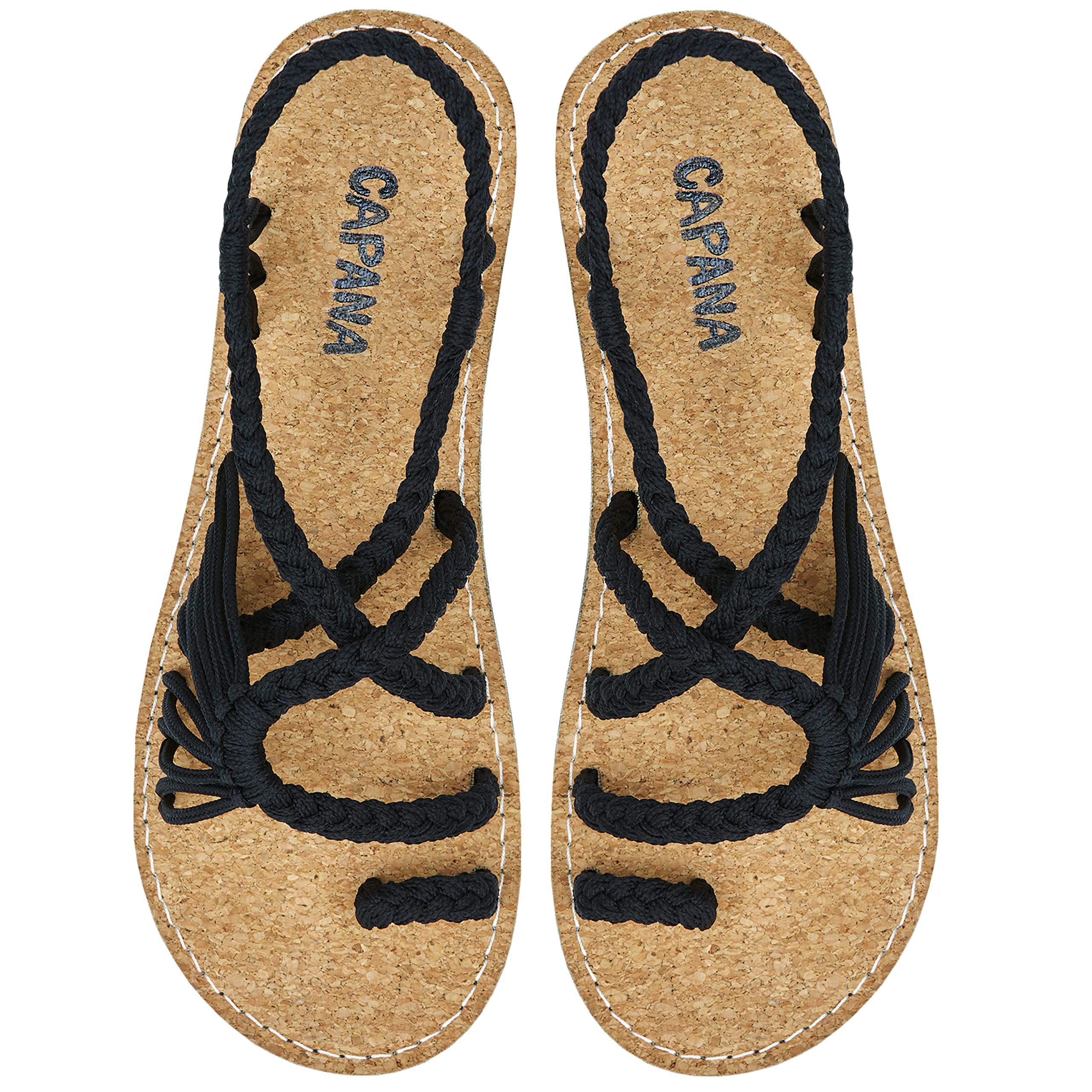Handwoven Women's Boho Flat Sandals - Comfortable Strappy Rope Sandals for Walking, Beach & Water Activities | Perfect for Summer Outfits, Vacations and Casual Wear
