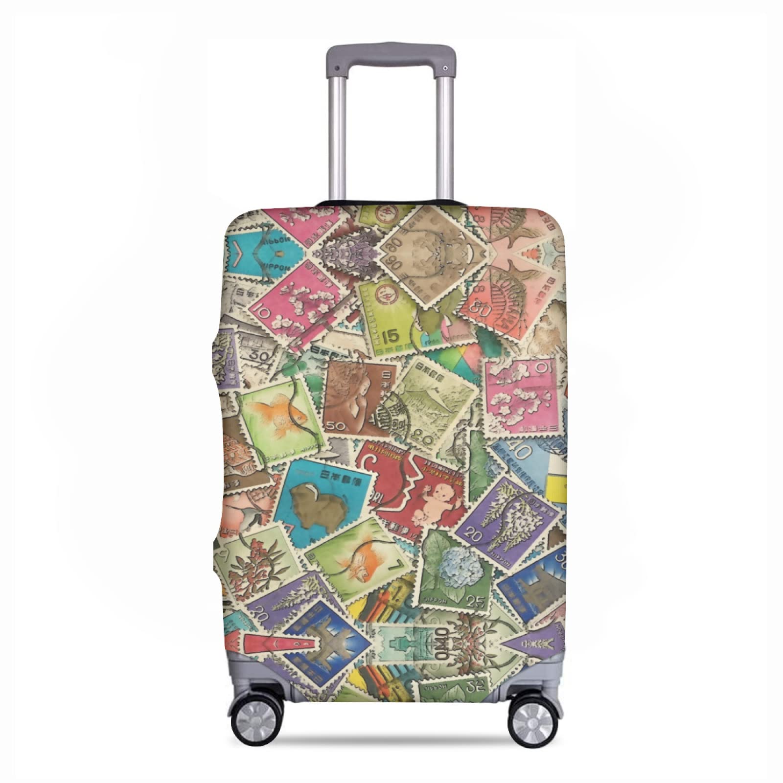IFBUITE Washable Luggage Cover - Elastic Suitcase Protector with Concealed Zipper for 19-32 Inch Bags (Fits 26-28 Inch Luggage) | Anti-Scratch Travel Accessory for Airplane, Train & Vacation Trips