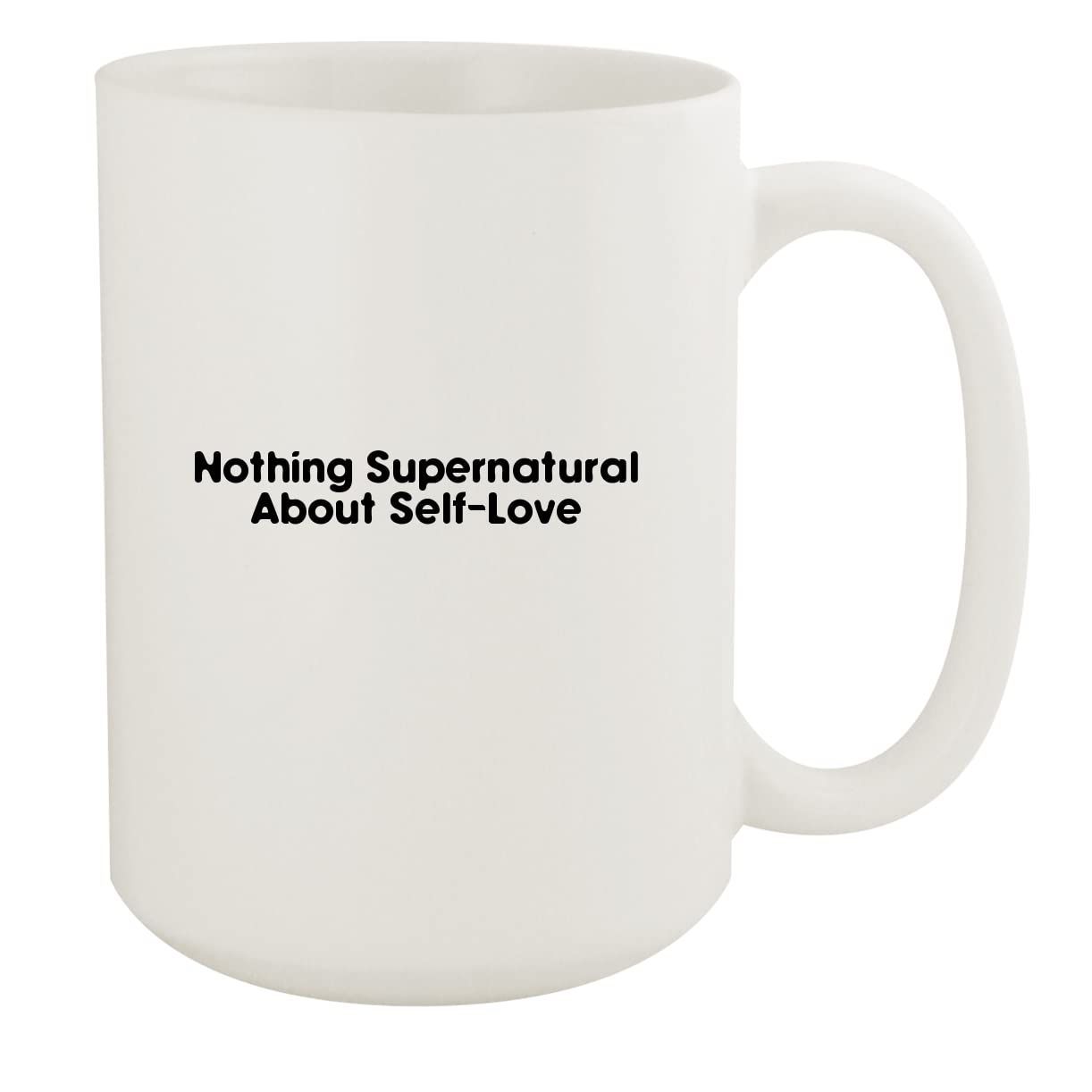 Self-Love Ceramic Mug 15oz - Inspirational White Coffee Cup for Home, Office & Gifts | Perfect for Tea, Hot Chocolate & Daily Motivation