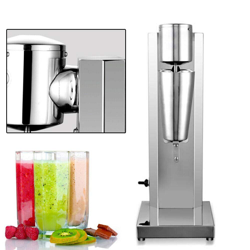 Electric Stainless Steel Smoothie Blender - 110V Milkshake Maker for Homemade Smoothies, Ice Cream & Cocktails | Perfect for Milk Tea, Protein Shakes & Healthy Drinks at Home or Cafe