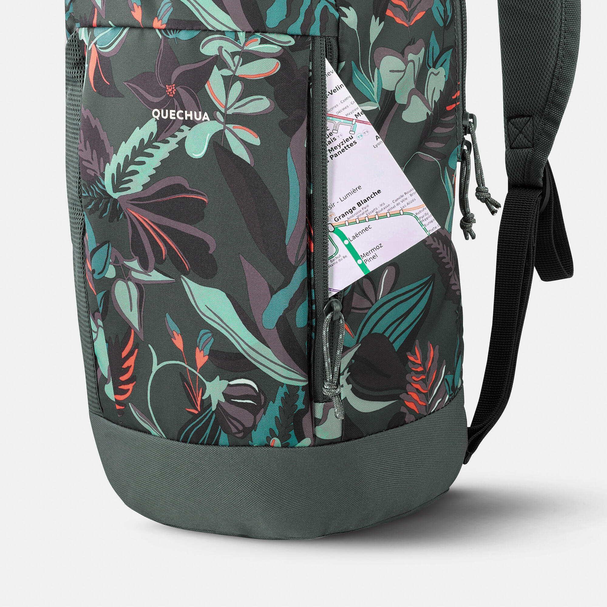 Quechua NH Arpenaz 100 10L Lightweight Hiking Backpack - Water-Resistant Daypack for Outdoor Adventures, Camping & Travel
