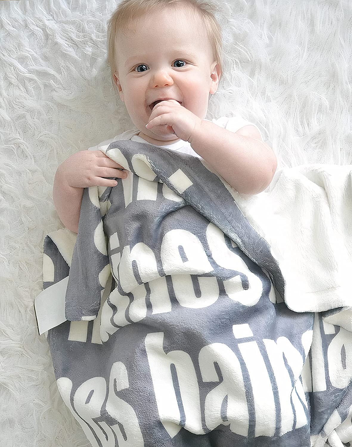 Personalized Baby Blanket with Name - For Boys & Girls - Perfect for Newborn Gifts