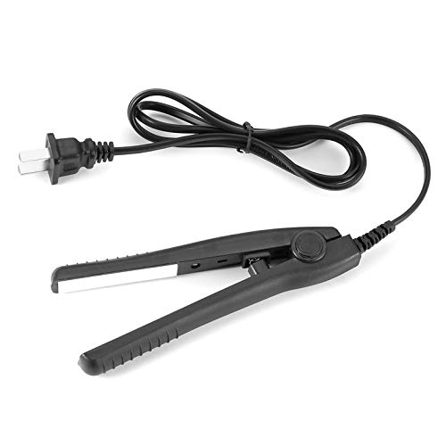 Mini Electric Ceramic Hair Straightener & Curler - Dual Use Flat Iron for Styling, Perming & Crimping (220V US Plug) | Perfect for Home, Salon & Travel Use