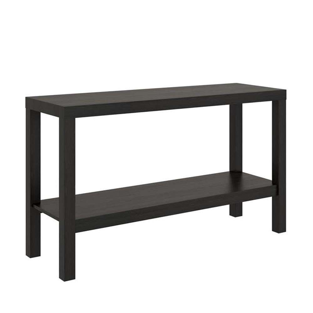 Ameriwood Home Ira Console Table - True Black Oak Finish, Entryway Sofa Table, Hallway Accent Furniture for Living Room & Bedroom Decor