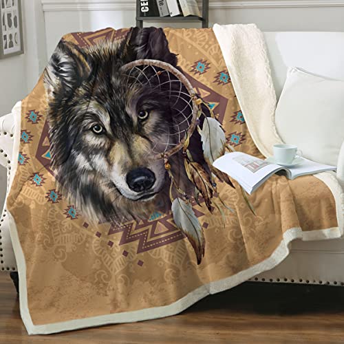 Geometric Wolf Head