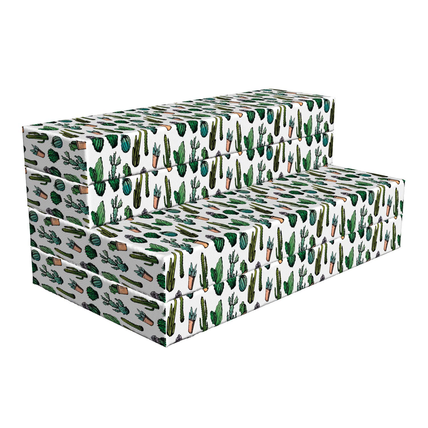 Ambesonne Cactus Foldable Mattress - 78.7