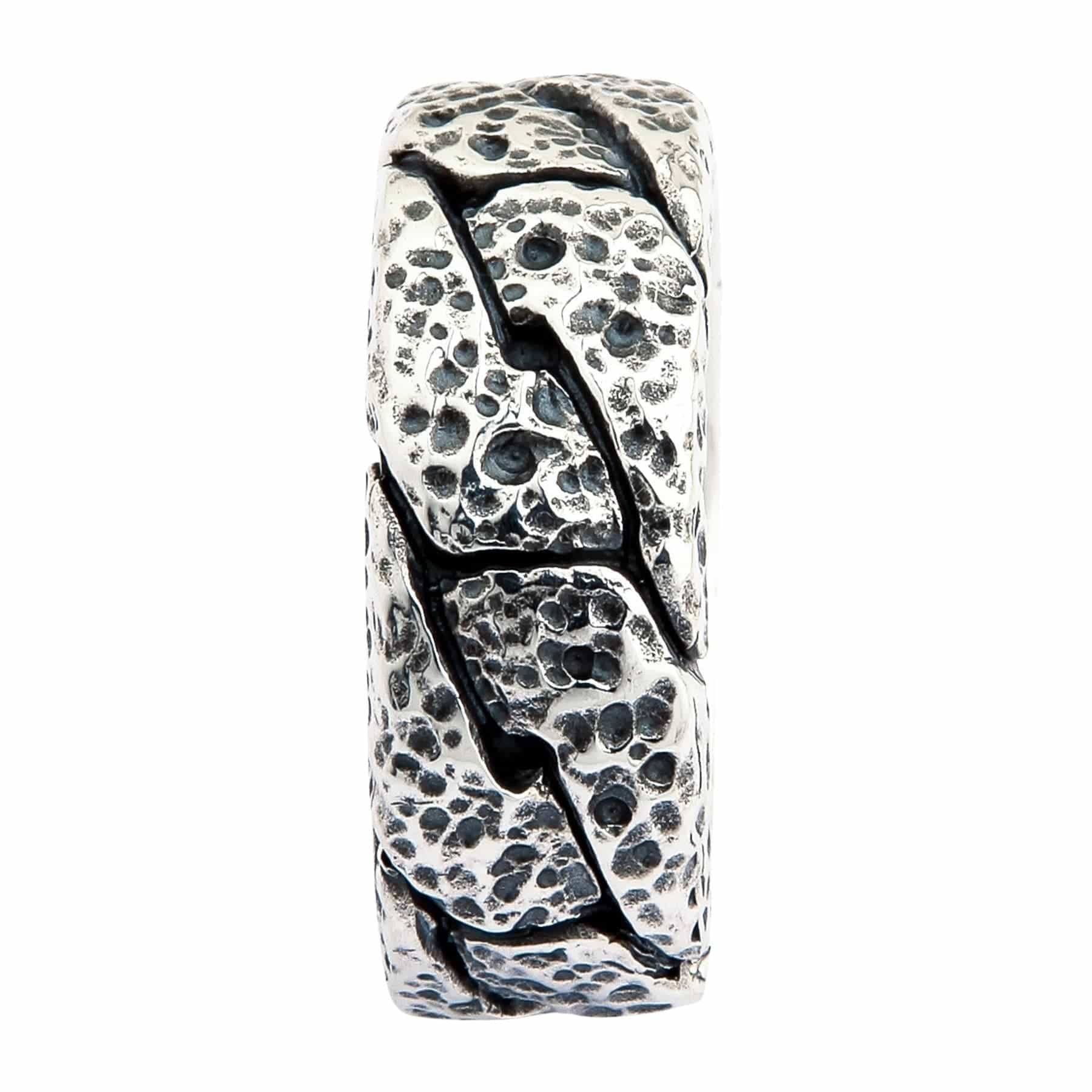 Hammered Knot Sterling Silver Band Ring for Women - Handmade 925 Silver Jewelry for Everyday Wear, Stackable Rings, Gifts for Her