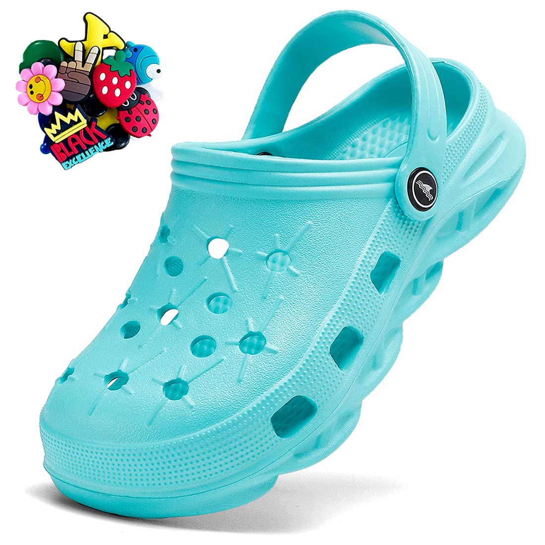 **Non-Slip Lightweight Breathable Kids Clogs for Boys & Girls – Classic Garden Clogs, Indoor/Outdoor Water Shoes for Play, Beach & Home Use**