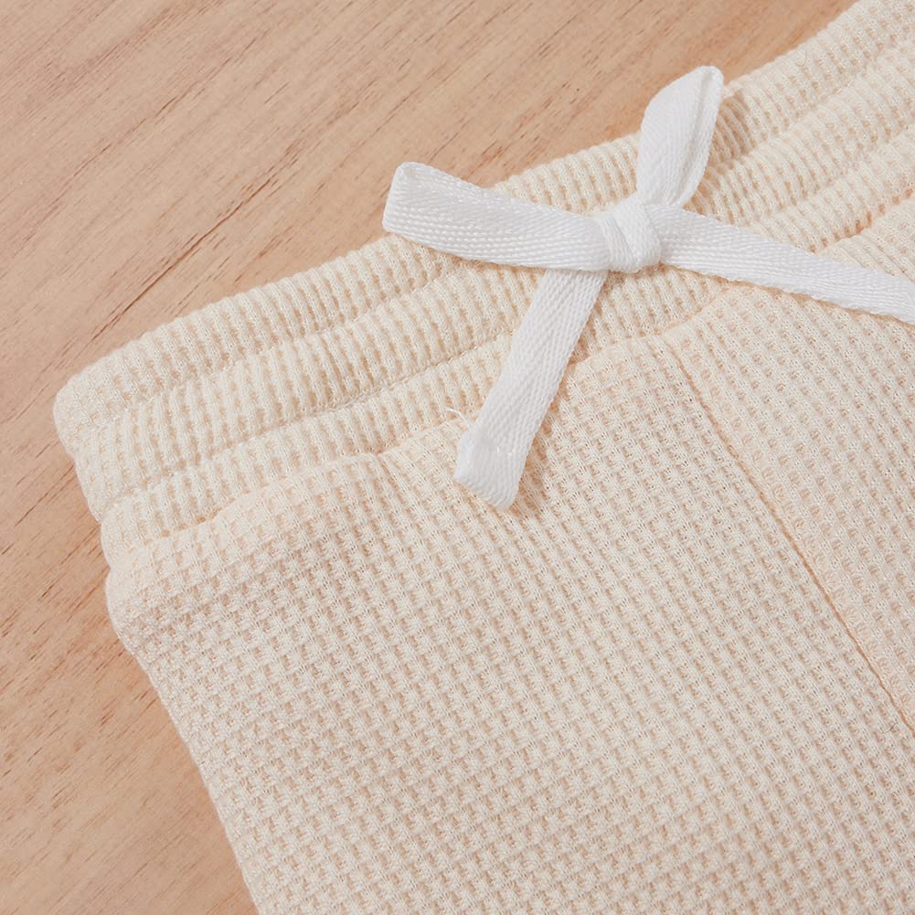 Thorn Tree Newborn Baby Clothes Set - Soft Cotton Knitted 2-Piece Romper with Long Sleeves & Pants for Boys & Girls | Perfect for Fall Outfits & Infant Photoshoots