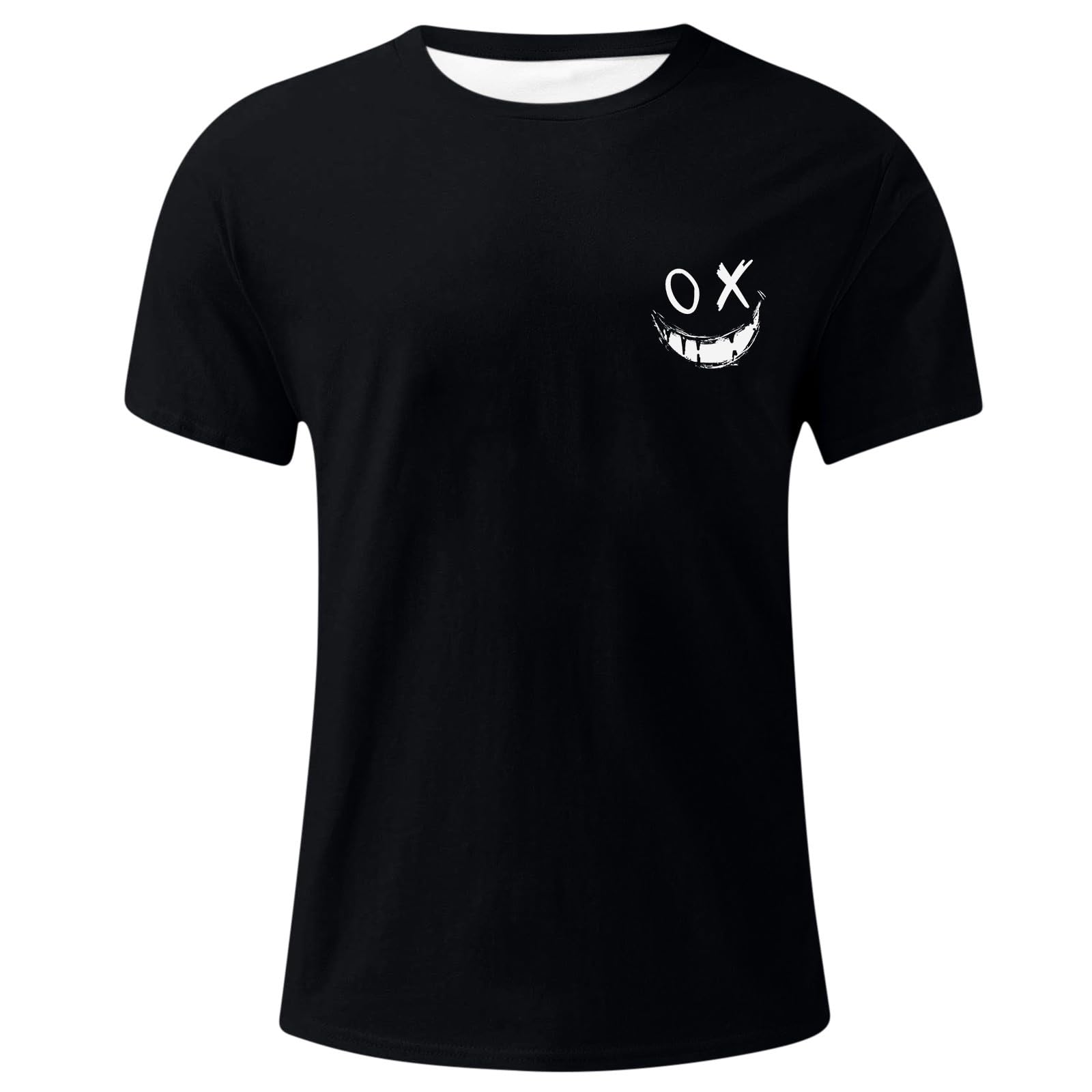 Men's Graphic T-Shirts - Summer Short Sleeve Drop Shoulder Tee - Fashion Printed Hip Hop Streetwear Top - Perfect for Casual Wear, Street Style & Summer Outfits