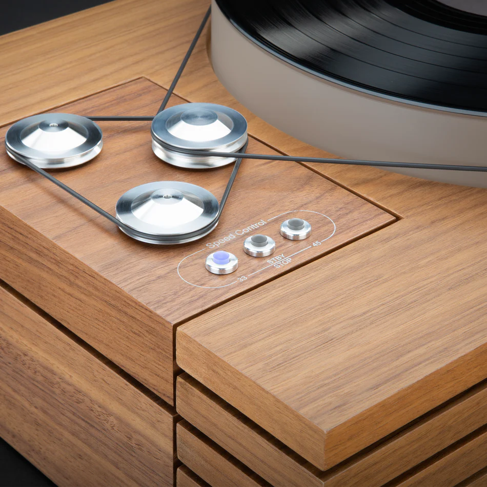 Music Hall MMF 11.3 SE Walnut Turntable - High Fidelity Vinyl Record Player with Belt Drive & Adjustable Tonearm - Perfect for Audiophiles & Home Entertainment Systems