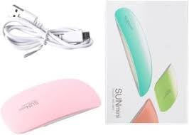 Portable 6W Mini UV LED Nail Lamp for Gel Polish Curing - Foldable Manicure Tool with Sun Dryer, Works with All Nail Paints & Colors | Perfect for Home Nail Art, Salon Use & Travel Manicures