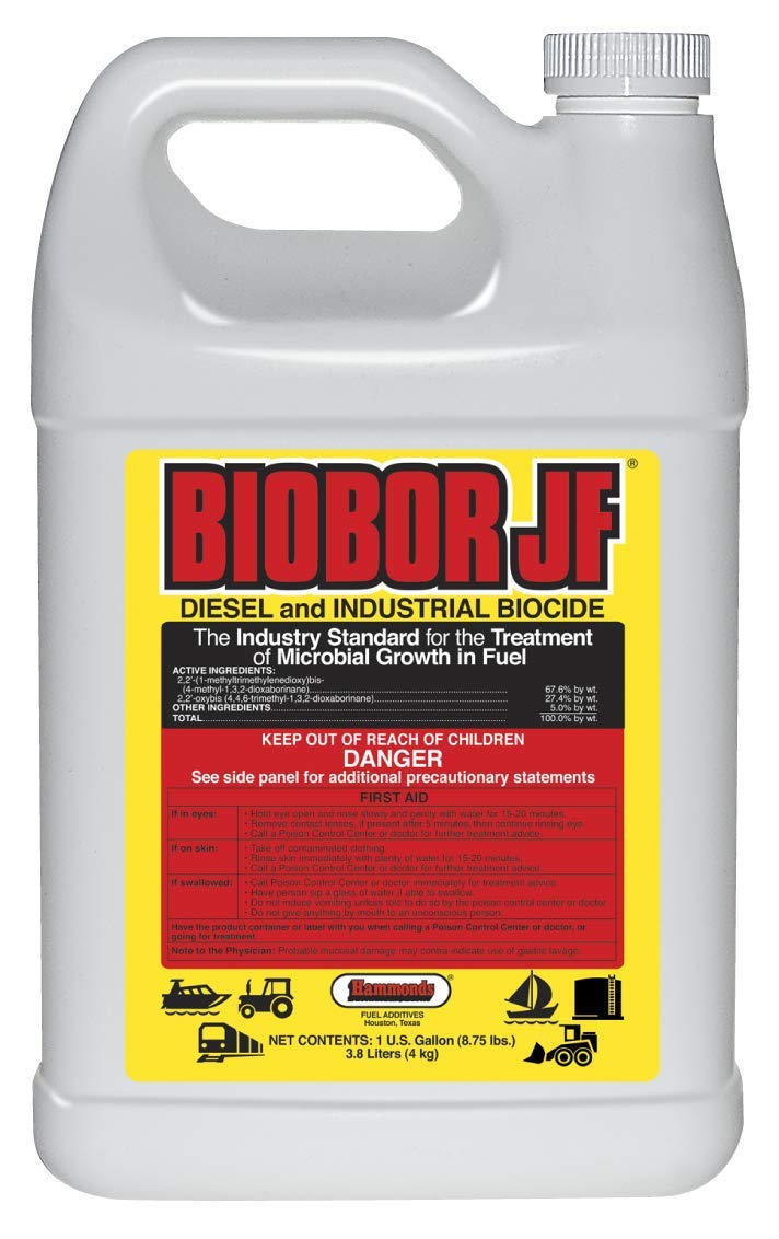 JF Diesel Fuel Additive - Premium Fuel Biocide Treatment | Prevents Corrosion, Boosts Lubricity & Cleans Injectors | Dual Phase Formula for Diesel Engines | 1 Gallon (BBJUG01US) | Ideal for Trucks, Boats & Heavy Equipment Maintenance