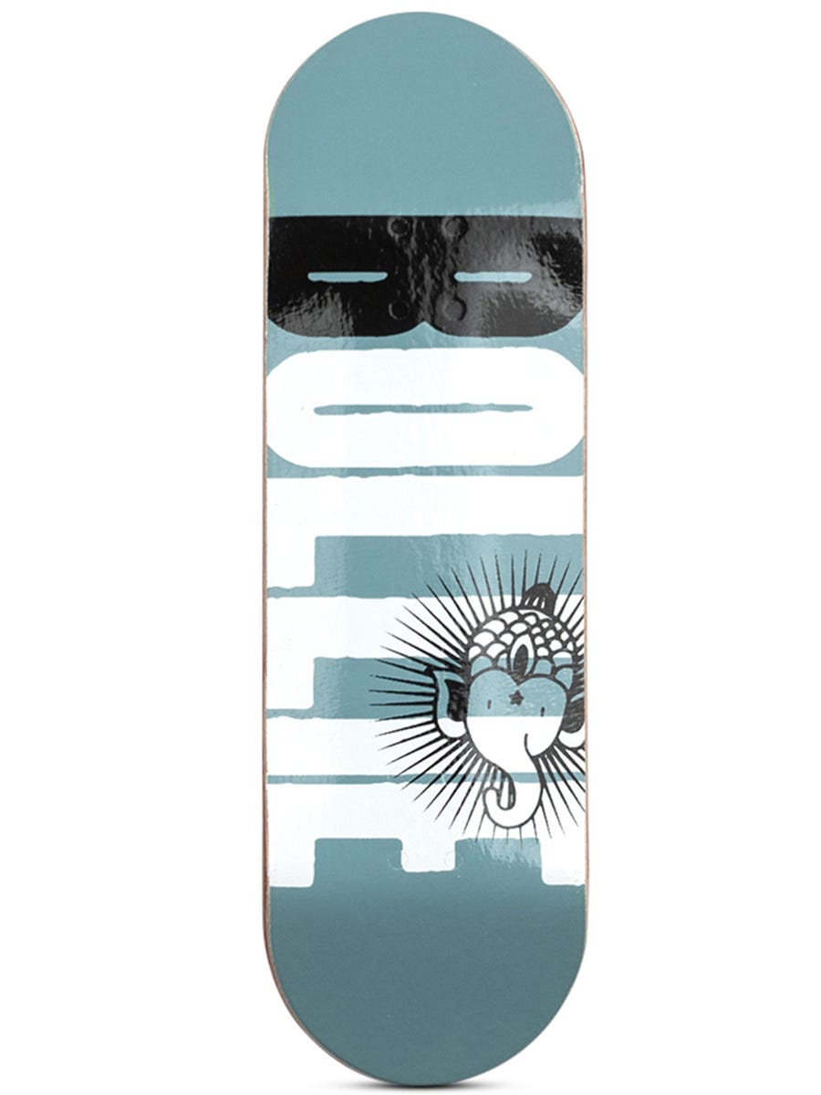 Bollie Fingerboard Deck with New Logo - Mini Skateboard for Tricks & Stunts - Perfect for Kids, Teens & Collectors - Indoor & Outdoor Fun