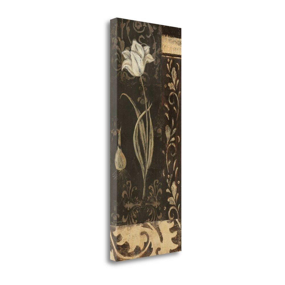 Black and White Tulip Fine Art Giclee Print by Jo Moulton - Gallery Wrapped Canvas Wall Art - Ready to Hang - Perfect for Living Room, Bedroom or Office Decor