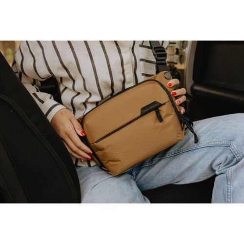 Peak Design Everyday Sling 3L v2 Coyote - Compact Camera Bag for Photographers | Perfect for Travel, Hiking & Daily Commute