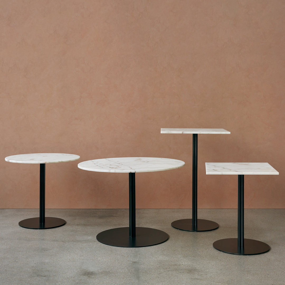 Modern Round Harbour Column Dining Table - Stylish & Durable for Kitchen, Dining Room, and Outdoor Entertaining