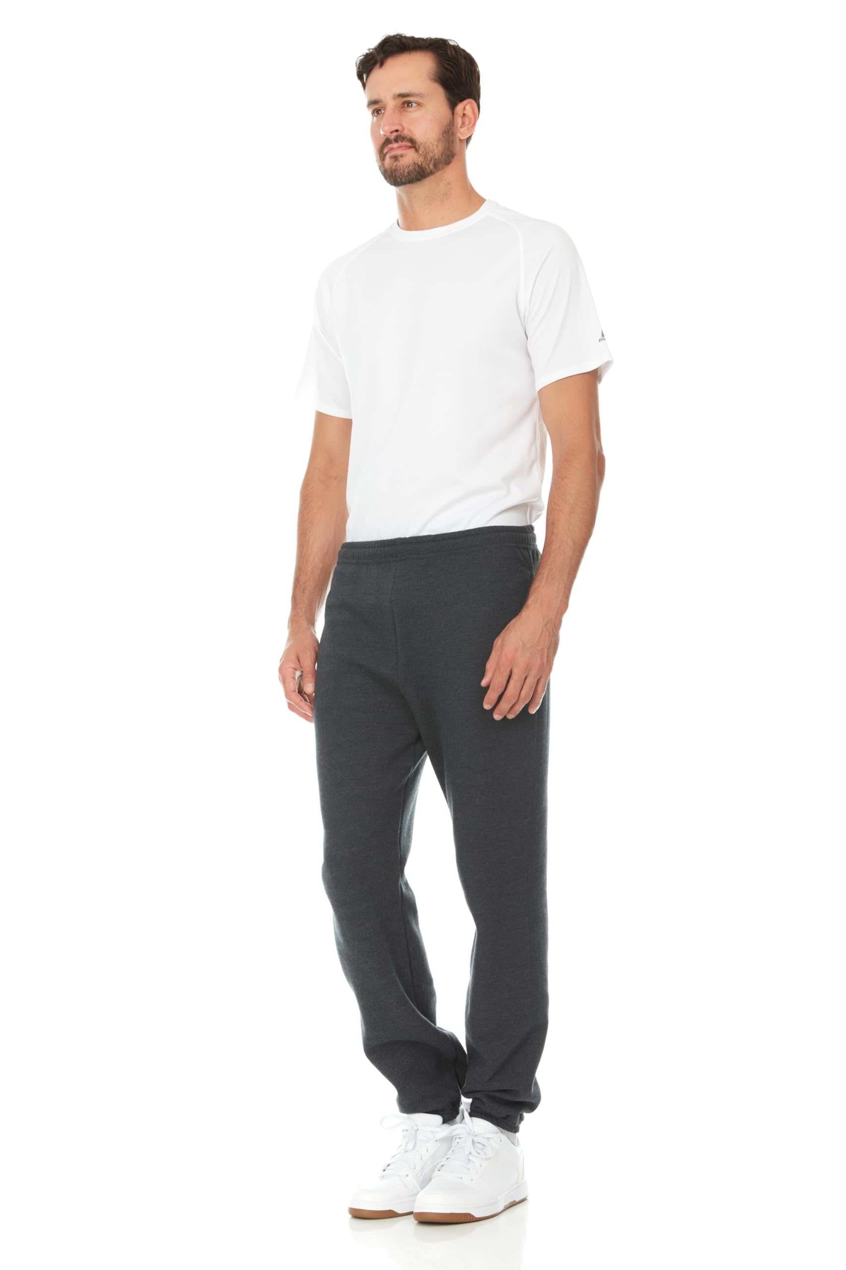 BILLIONHATS 12 Pack Men's Jogger Sweatpants - Bulk Wholesale Comfortable Lounge Pants for Homeless Shelter Donations, Gym, Casual Wear & Everyday Use
