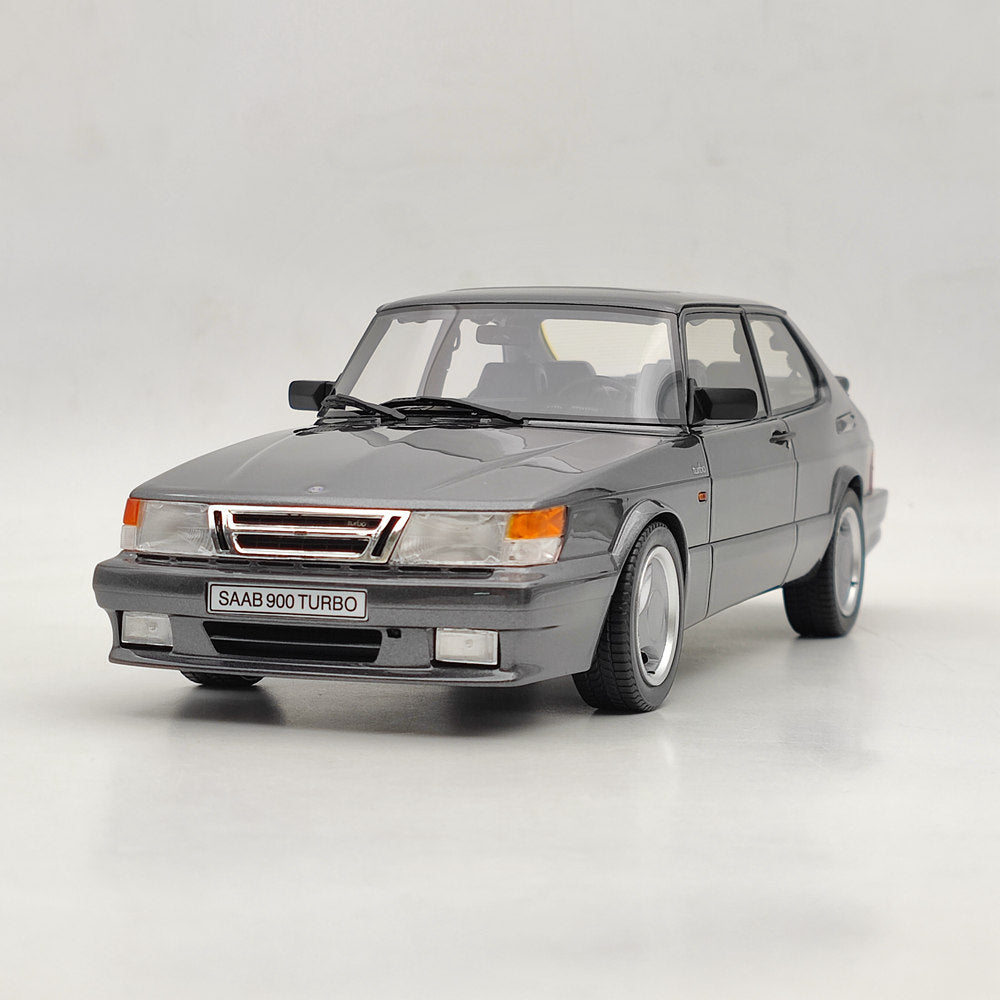 1/18 Scale Saab 900 Turbo T16 Airflow Grey Resin Model Car - DNA Collectibles DNA000113 - Perfect for Car Enthusiasts, Collectors & Home/Office Display