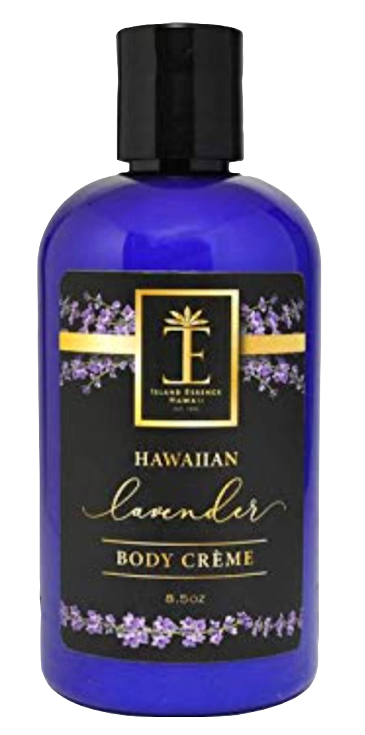 Hawaiian Lavender Body Cream 8.5oz - Natural Vegan Moisturizing Lotion for Dry Skin, Made in Hawaii - Perfect for Spa Day, Gift Sets & Relaxation